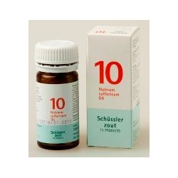 Natrium sulfuricum 10 D6 Schussler 100tb