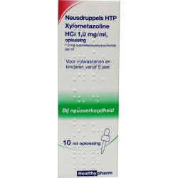 Neusdruppels HTP Xylometazoline HCl 1mg/ml 10ml