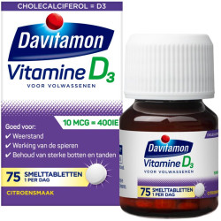 Vitamine D volwassenen smelttablet 75tb