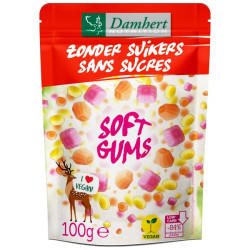 Soft gums vegan zonder suiker 100g