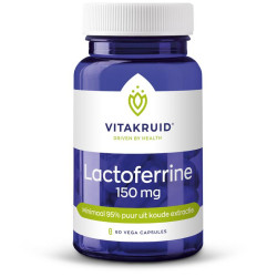 Lactoferrine 150 mg minimaal 95% puur + C 60vc