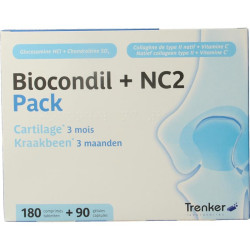 Biocondil 180 tabs + NC2 90 caps pack 1set